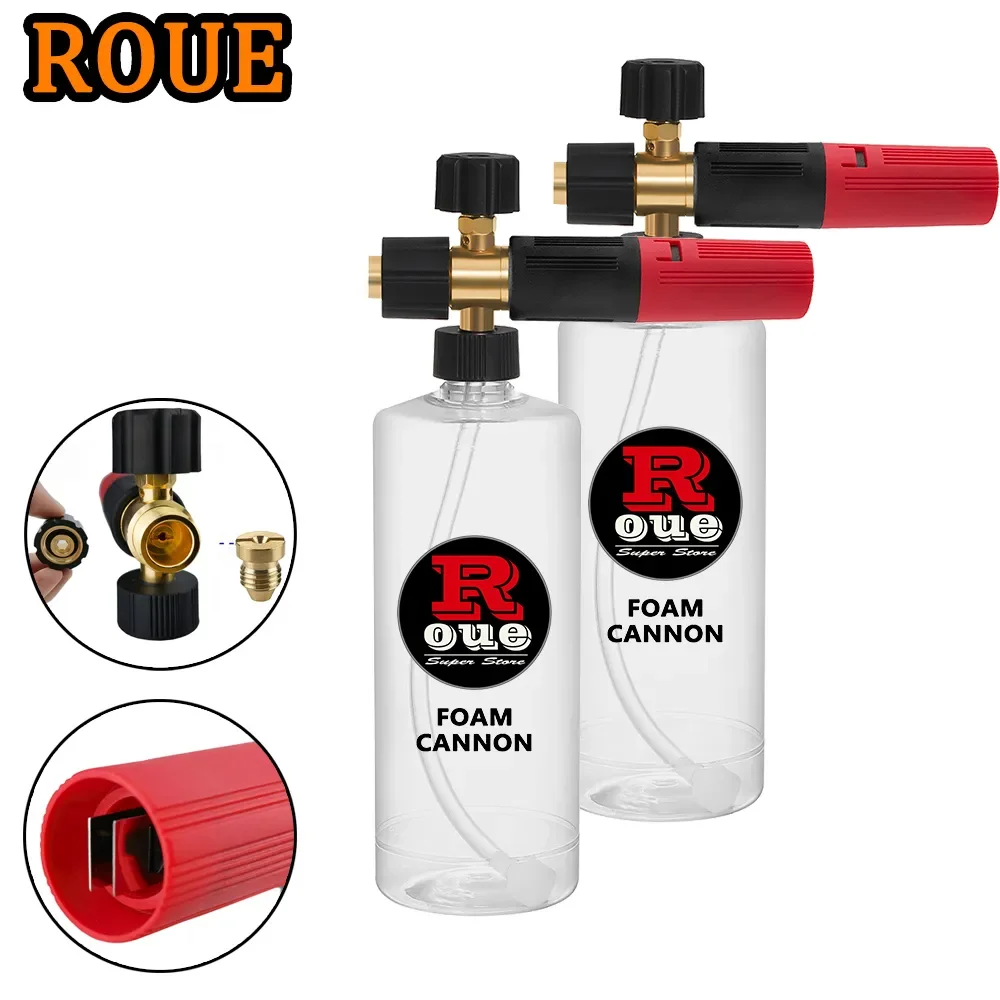 Roue Generatore Di Schiuma Per Karcher Hd K2 K3 K4 K5 K6 K7 Nilfisk Lavor Makita Parkside Huter Accessories Snow Foam Lancia Cannone Bottiglia Da 1 Li