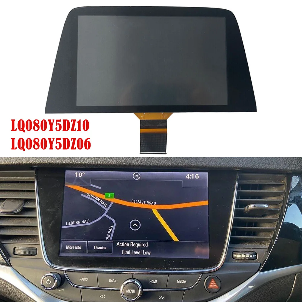 Gruppo Display Lcd Touch Screen 1X8 "Per Opel Astra-K / Astra R.V. /-Vauxhall Astra K 2016-2018 # Parte Interna Muslimex