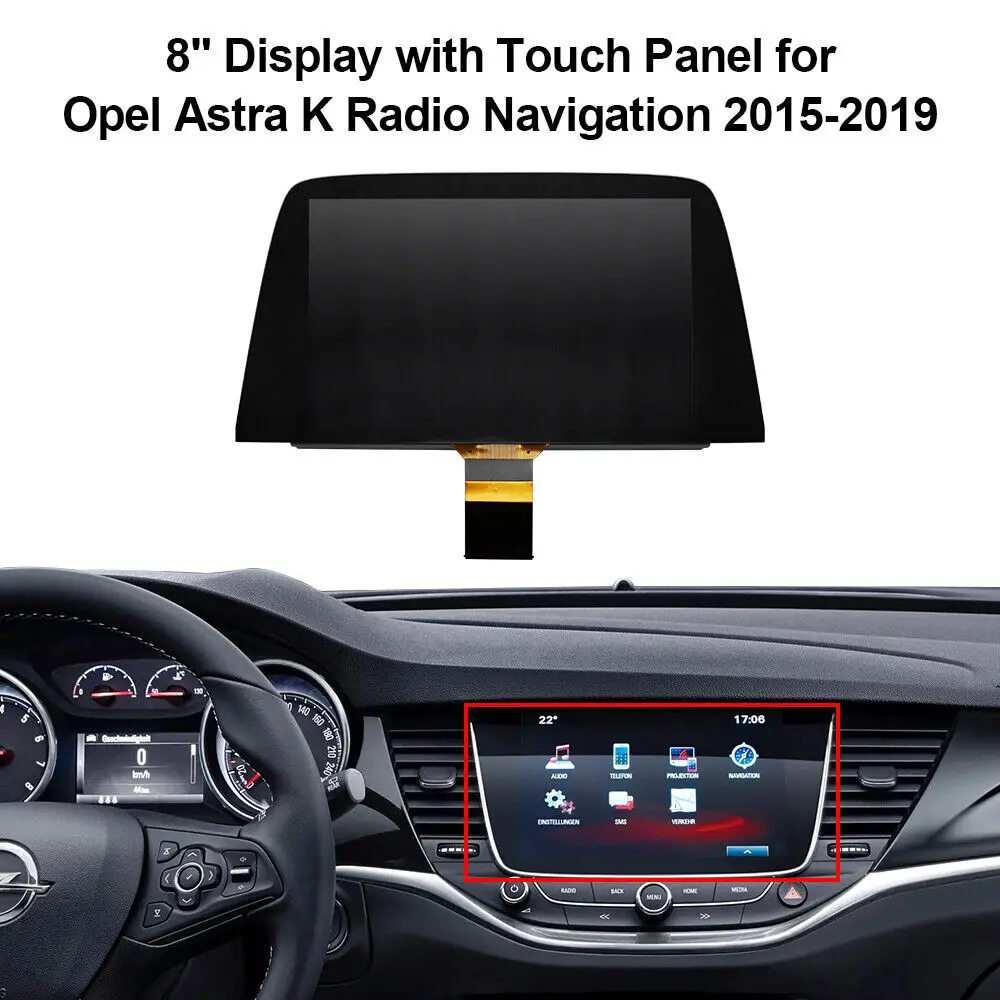 Display Con Pannello A Sfioramento Per Navigazione Radio Opel Astra K E Buick Verano