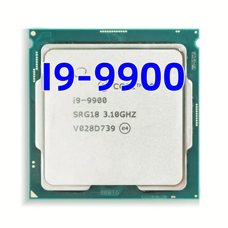 I9-9900 I9 9900 Cpu 3.1Ghz 16Mb 65W 8 Core 16 Thread 14Nm Cpu Di Nona Generazione Lga1151