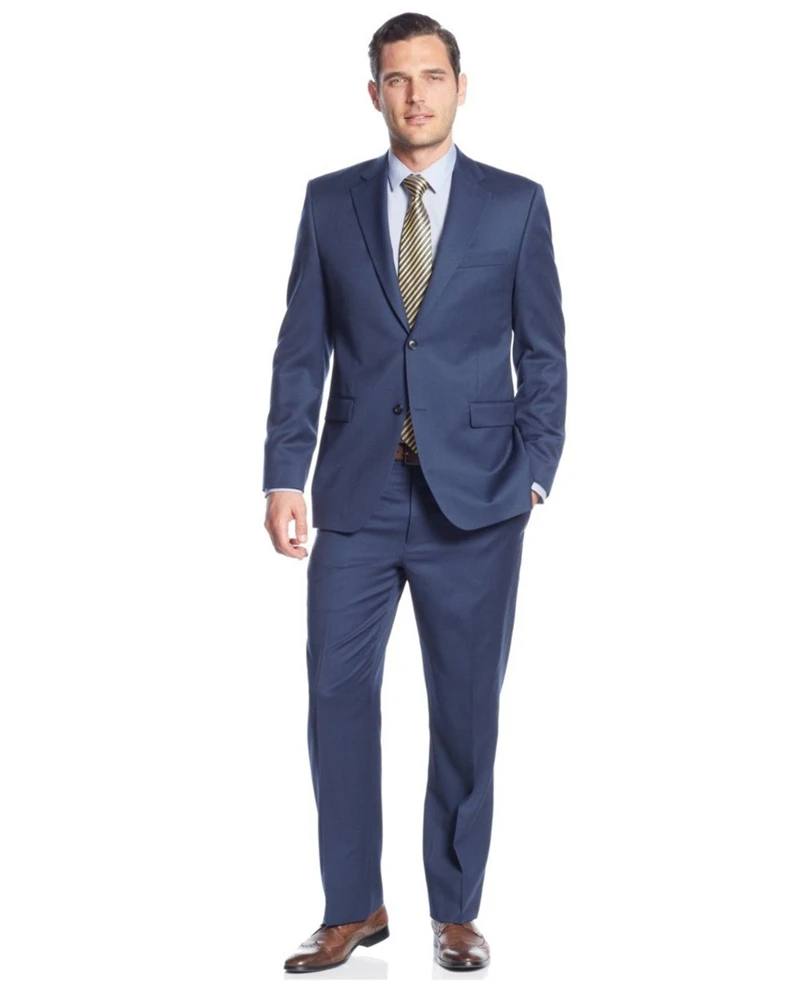 Brand New Mens Suits Groomsmen Notch Lapel Smoking Dello Sposo Navy Blue Da Sposa Best Man Suit (Jacket + Pants + Tie + Cintola) B660