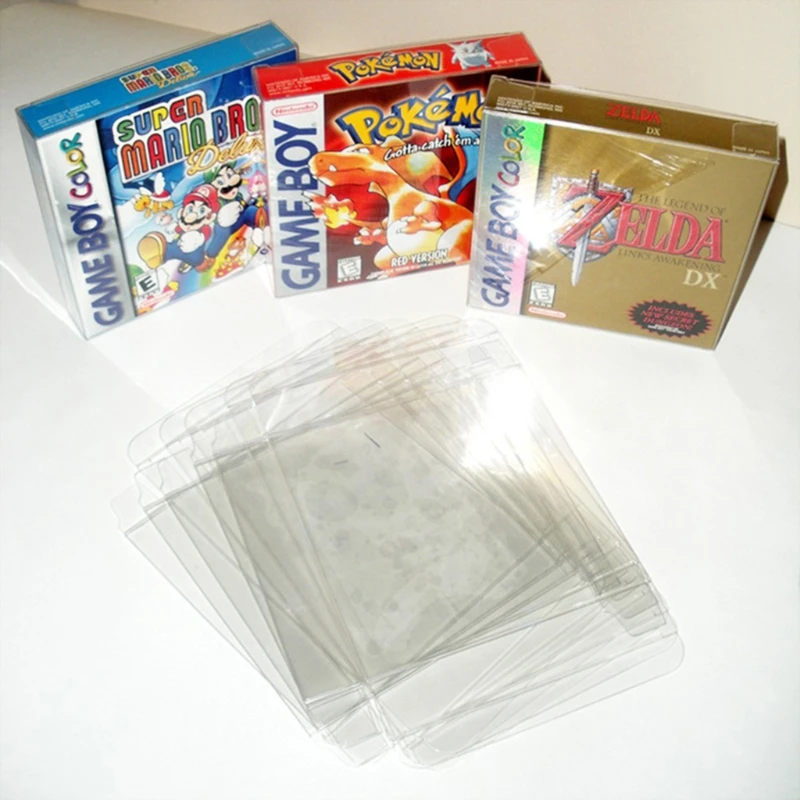Custodia In Plastica Trasparente Di Alta Qualità Da 10 Pezzi Custodia Protettiva Per Animali Domestici Per Gameboy Colore Avanzato Per G-B /G-B-C /G-B