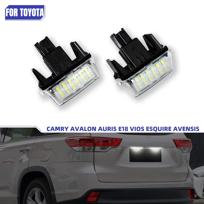 Per Toyota Auris E18 Esquire Avensis Esquire Ez Noah Proace City Sai 2Pc Led Targa Lampade Luminose