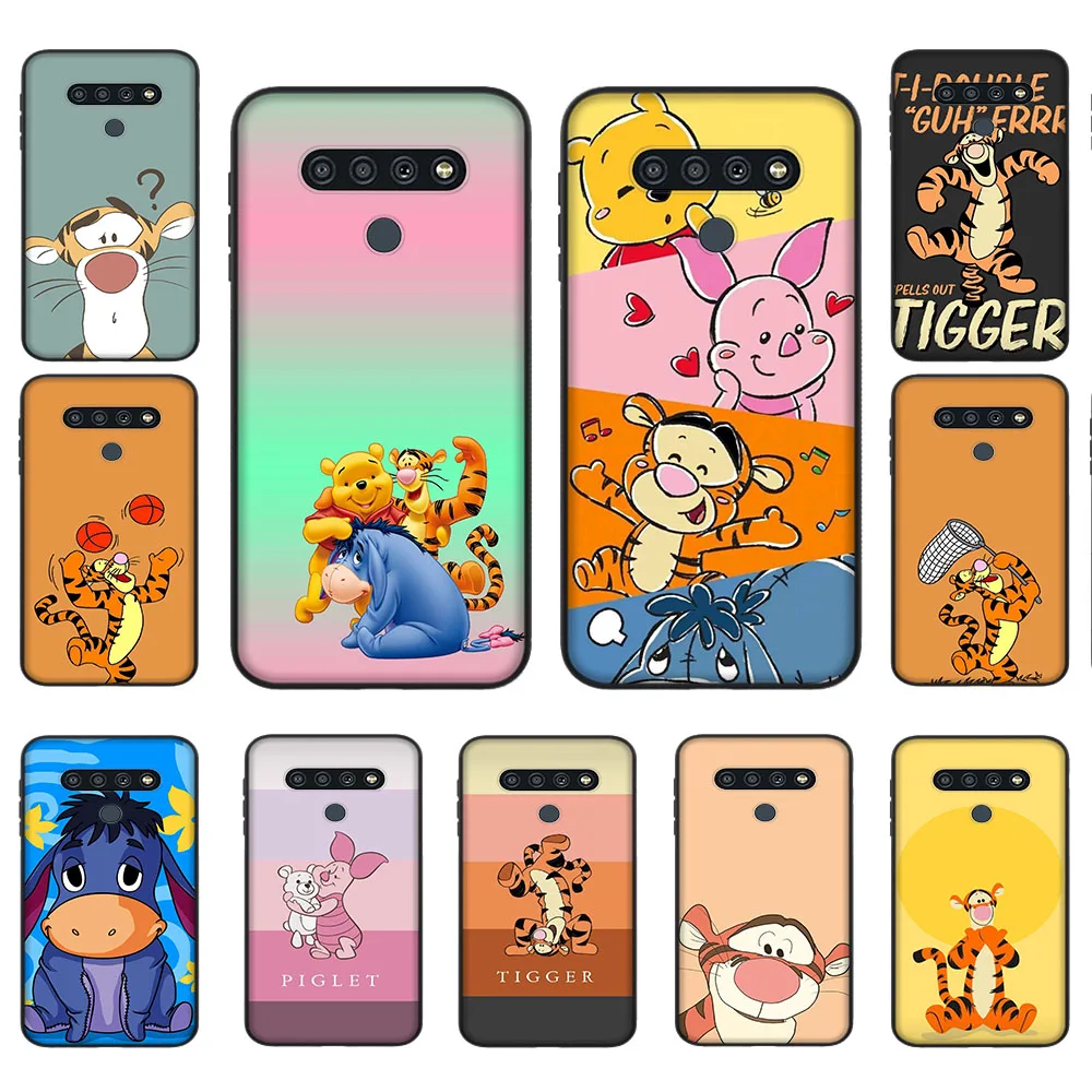 Custodia Morbida Per Samsung Galaxy Quantum 2 S8 J2 Prime J4 Core J5 J6 Plus J7 Duo J8 Pro Cover Nera Dl-19 Eeyore Donkey Tiger