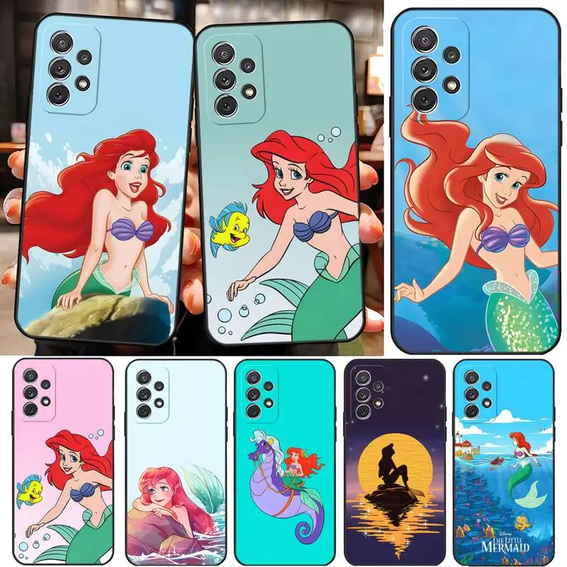 Custodia Per Telefono Principessa Ariel Sirena Per Samsung Galaxy Note 20 10 Plus Ultraa Lite 9 8 20 J5 J7 J6 J4 J2 Pro Cover Antiurto