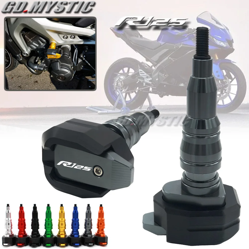 Per Yamaha Yzf-R125 Yzfr125 2014 2015 2016 Moto Cnc Crash Pad Frame Slider Protezione Anticaduta