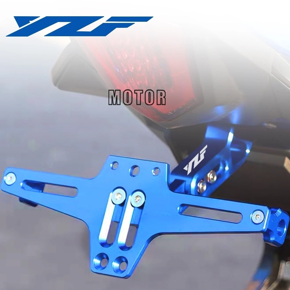 Cnc Universale Del Motociclo Regolabile Angolo Di Alluminio Numero License Plate Frame Per Yamaha Bmw F800Gs/Avventura F800Gt F800R F