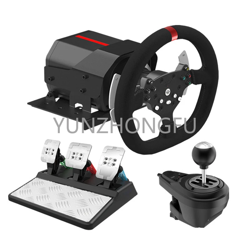 Pxn-V10 Force Feedback Gioco Di Corse Volante Pc Compatibile A 900 Gradi