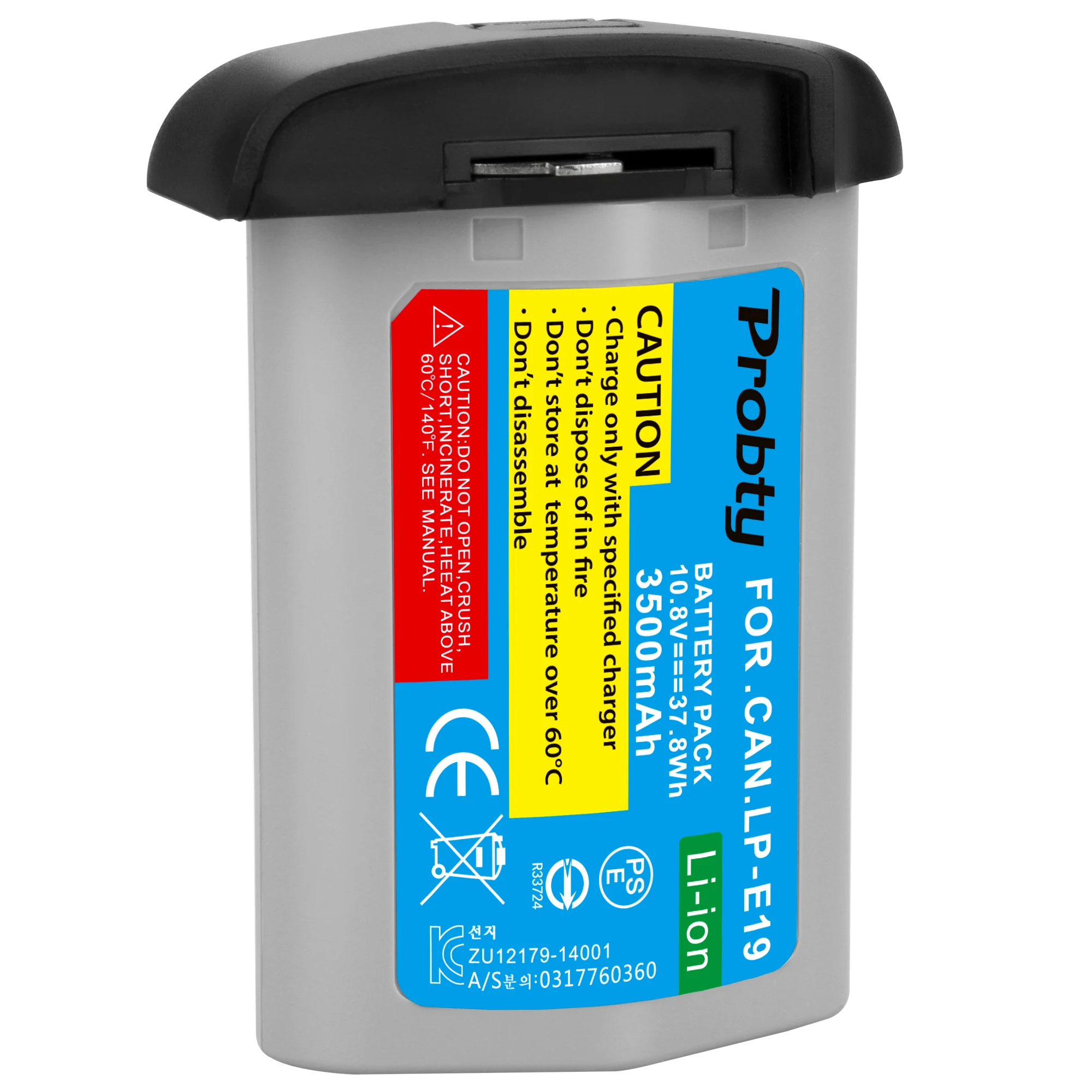 Batteria Sostitutiva Lpe19 Lp E19 Da 3500Mah Per Fotocamera Digitale Canon Lp-E19 Eos 1D X Mark Ii