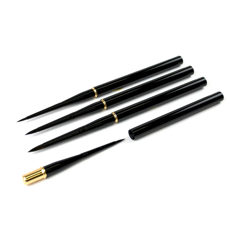Borence Artist Travel Squirrel Hair Mix Paint Brush Portable Round Point Pennello In Alluminio Per Pittura A Olio Acrilica Ad Acquerello