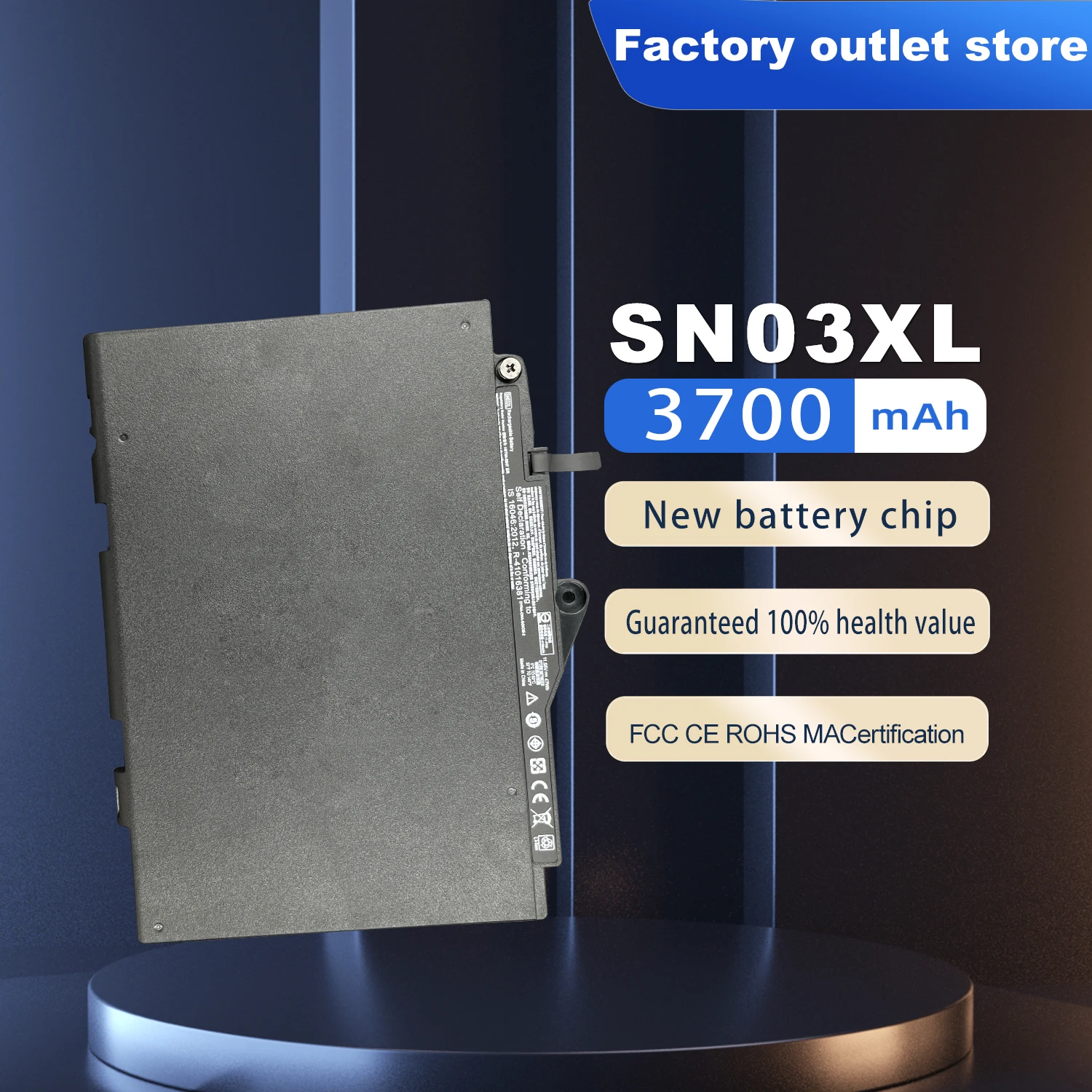 Sn03Xl Laptop Battery For Hp Elitebook 820 725 G3 G4 Series