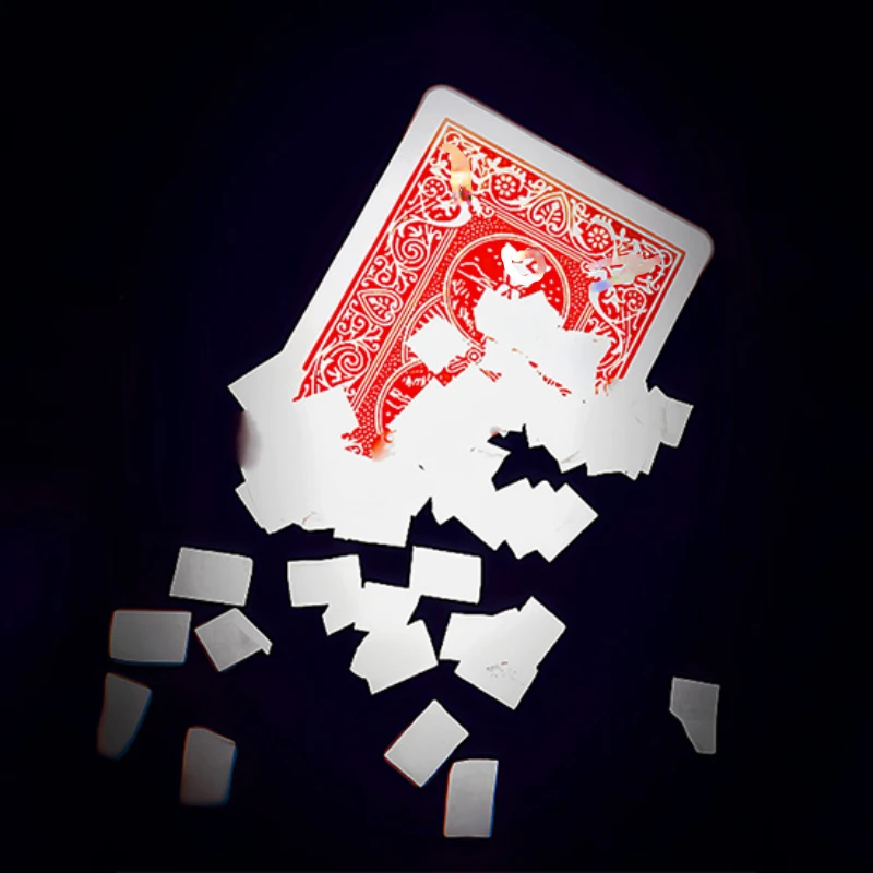 Splendida Carta Da Gioco Vanish Vanish Vanish To Snowflakes Trucchi Magici Carta Che Appare Cambia Magia Close Up Street Illusions Gimmicks