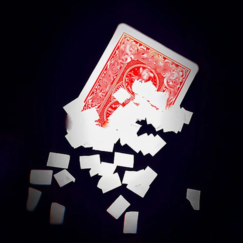 Gorgeous Vanish Magic Tricks Carta Da Gioco Vanish To Snowflakes Carta Che Appare Cambia Magia Close Up Street Illusions Gimmicks