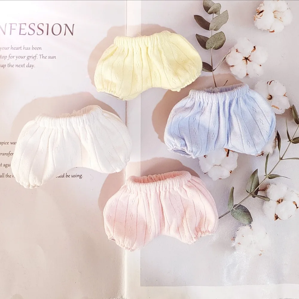 Gift Change Dressing Game Playing House 20Cm Doll Pants Idol Dolls Clothes Casual Underwear Jacquard Weave Pants