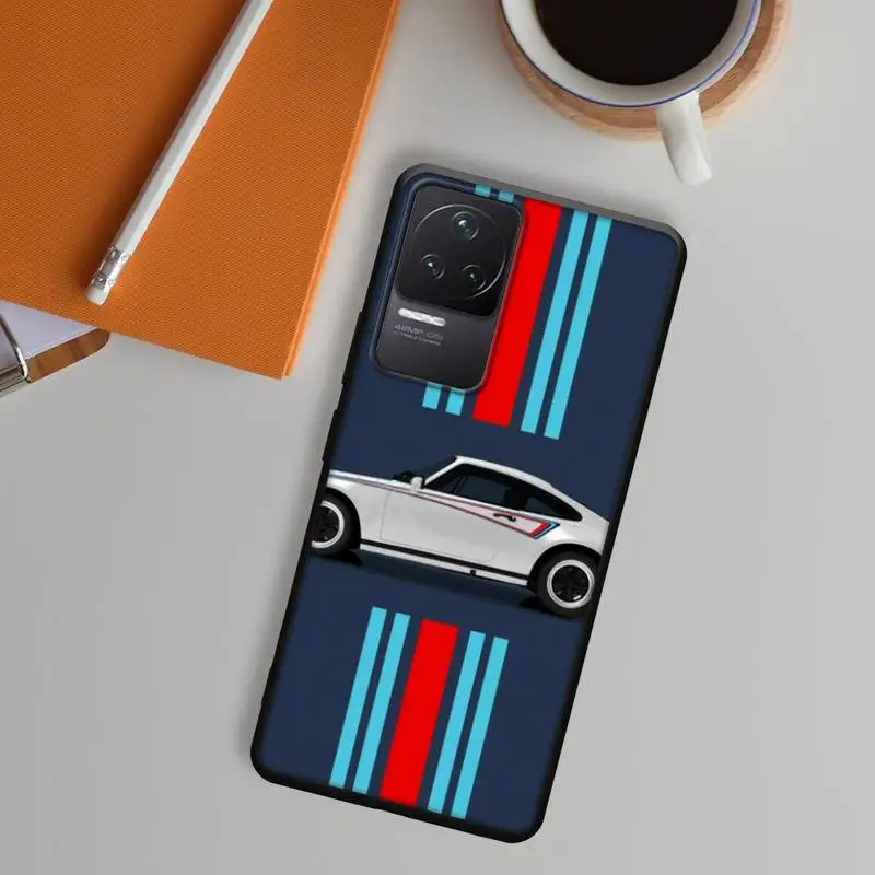 Custodia Per Telefono A Strisce Orizzontali Martini Racing Per Custodie Per Telefoni Redmi K40 K30 K20 Pro 10 X 9A 8A 7 Note 11 10 Pro 7 8T Custodie P