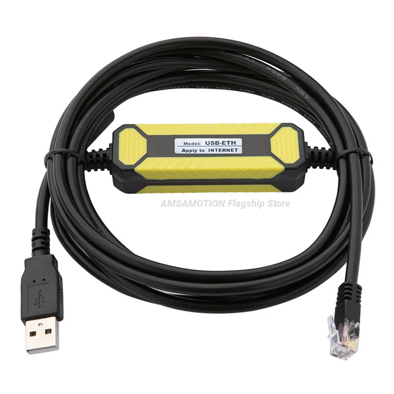 Cavo Di Programmazione Usb Usb-Eth Di Grado Industriale Convertito In Ethernet Per Plc Siemens Hmi S7-200 Smart S7-1200/1500 Fx5U Series