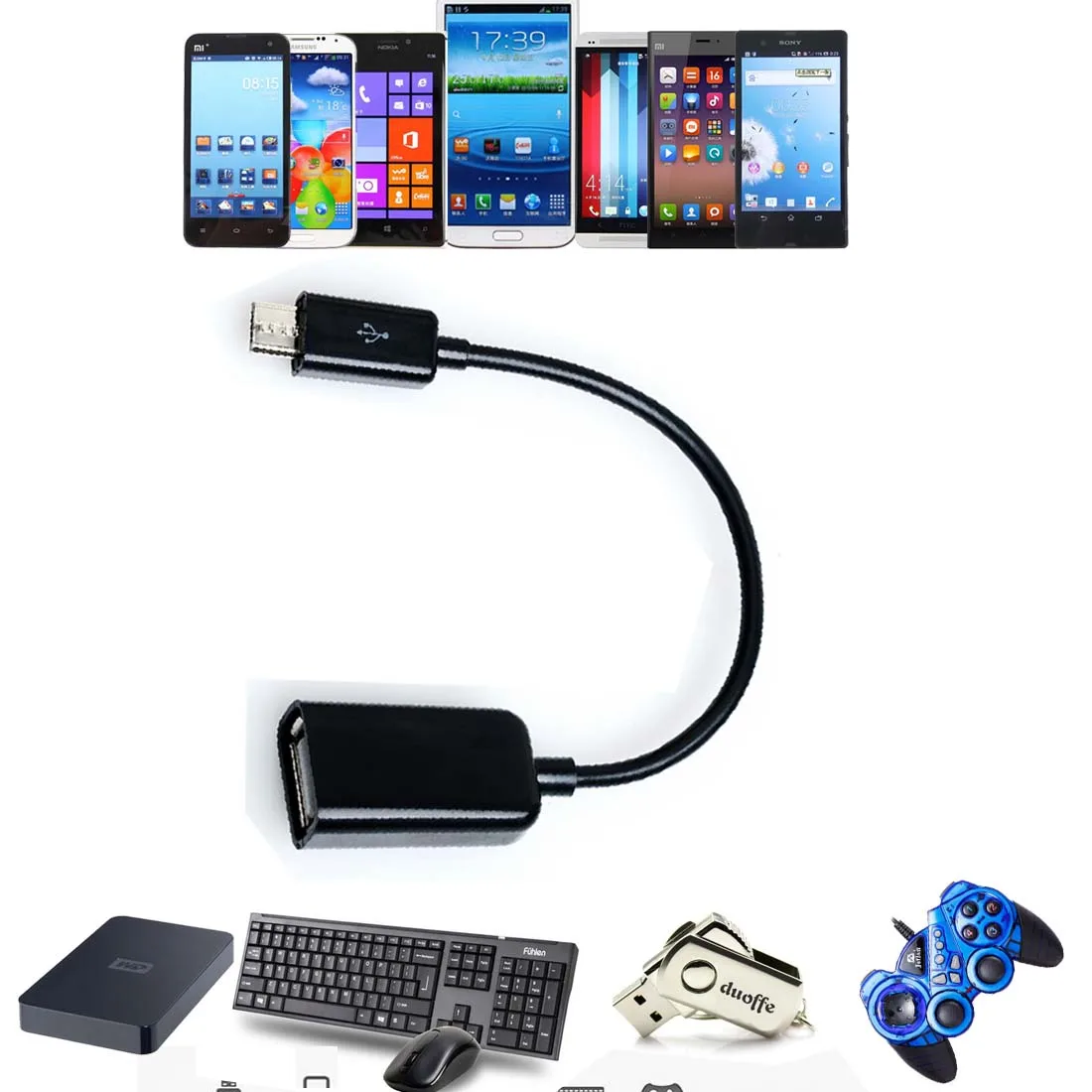 Usb Otg Adattatore Cavo Adattatore/Cavo Per Samsung Galaxy Note Iii 3 Sm-N9005 Tablet Android Usb 2.0 Otg Adattatore
