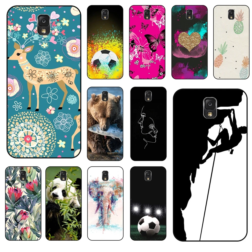 Per Samsung Galaxy Note 3 Nero Impermeabile 3D Paraurti Cani Per Galaxy Note 3 Colou Black Cell Cover Protettiva Telefono Capa