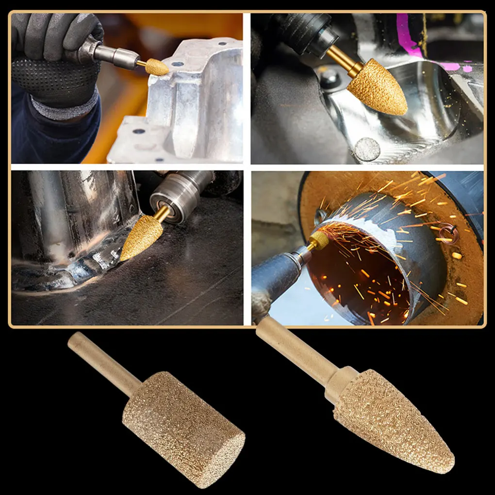 Testa Di Molatura Punta Di Perforazione Adamas Stone Burr Tools Raccordo Per Lucidatura