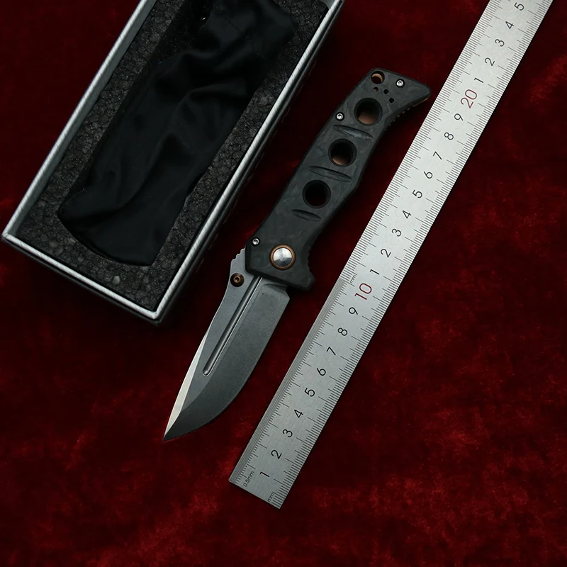 2023 Sibert Mini Adamas 273 Buona Schiuma In Fibra Di Carbonio Mark Cpm Magnacut Blade Rondelle In Rame Camp Hunting Tool Coltello Pieghevole