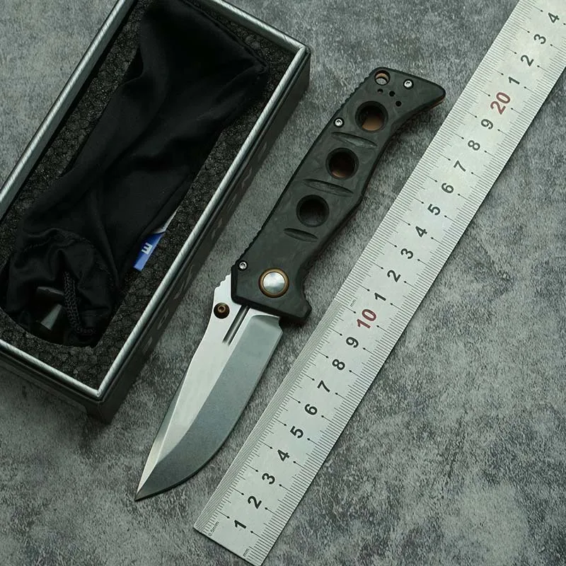 2023 Sibert Mini Adamas 273 Buona Schiuma In Fibra Di Carbonio Mark Cpm Magnacut Blade Rondelle In Rame Camp Hunting Tool Coltello Pieghevole