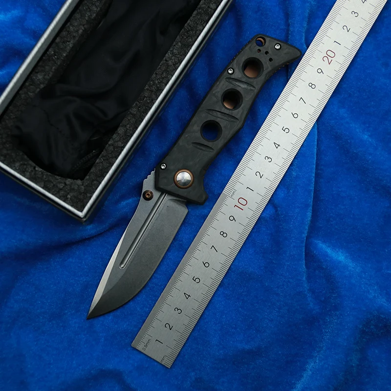 2023 Sibert Mini Adamas 273 Buona Schiuma In Fibra Di Carbonio Mark Cpm Magnacut Blade Rondelle In Rame Camp Hunting Tool Coltello Pieghevole