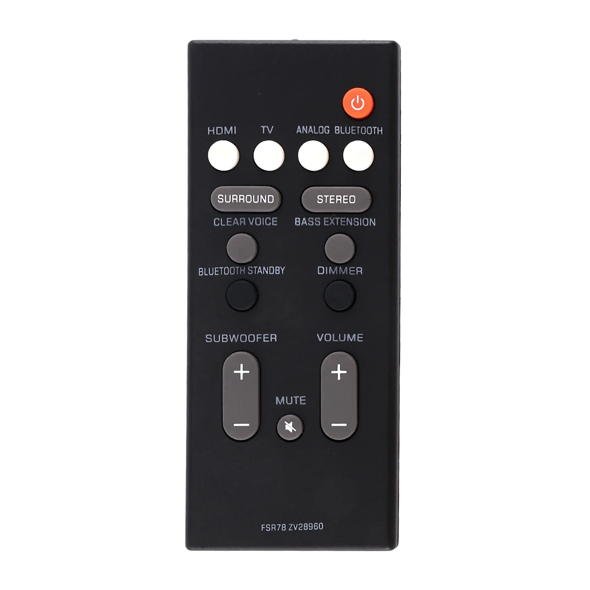 Telecomando Fsr78 Zv28960 Per Yamaha Yas-106 Yas-207 Ats-1060 Yas-107 Ats-1070 Sistema Soundbar Bluetooth