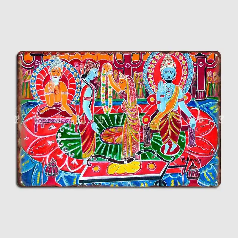 Ramayana V Metal Plaque Poster Cinema Garage Vintage Living Room Wall Decor Tin Sign Poster
