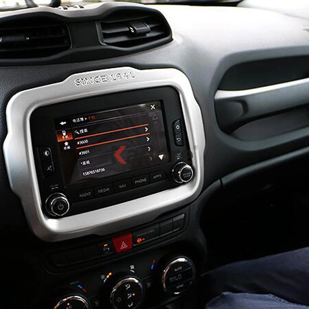 128Gb Android 10.0 Per Jeep Renegade 2014-2018 Cruscotto Auto Display Strumento Lettore Multimediale Auto Navigazione Gps Testa Uint