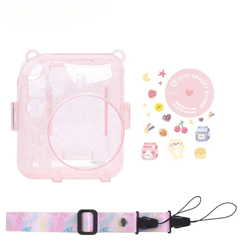 Per Instax Mini 12 Custodia Protettiva Trasparente In Cristallo Per Borsa Fotografica Istantanea Fujifilm Per Instax Mini 12