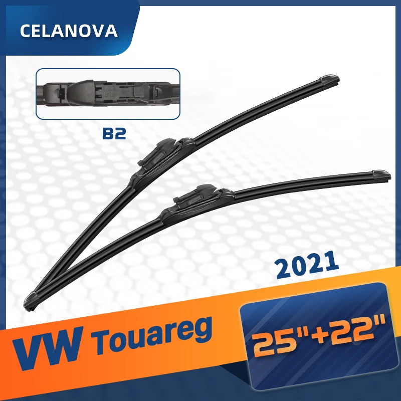 Spazzola Tergicristallo Celovo Per Vw Per Volkswagen Touareg 2021 25 "22" Tergicristalli In Gomma Senza Telaio