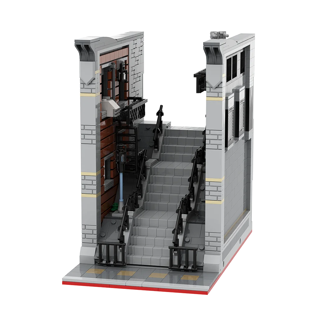 Gobricks Moc Classic Movie Scene Funny Circus Joker Steps Building Blocks Scala Jokered Construction Bricks Toys Regalo Per Bambini