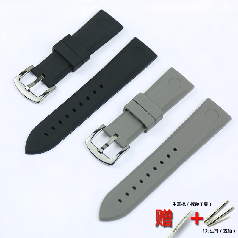 Accessori Per Orologi Cinturino In Silicone Da Uomo 23Mm Fibbia Ad Ardiglione Cinturino Sportivo In Gomma Da Donna Per Armani Ar0584 Ar0595 Ar0593