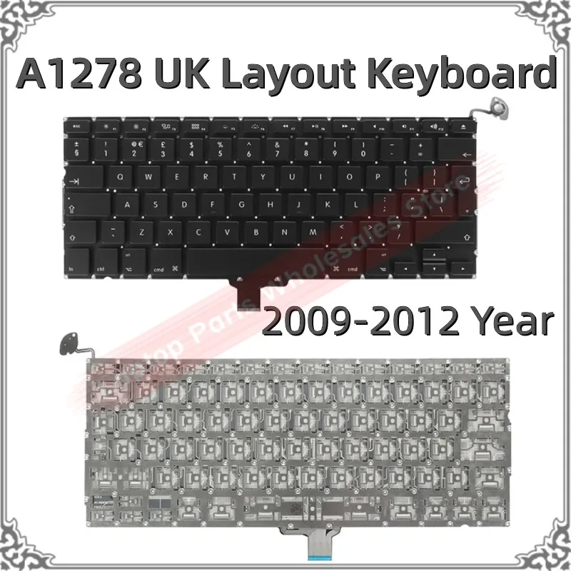 Per Macbook Pro 13 "A1278 Tastiera Per Laptop Us Uk Sp Ru Fr Kr Layout Tedesco A1278 2009 2010 2011 2012 A1278 Sostituzione Tastiera