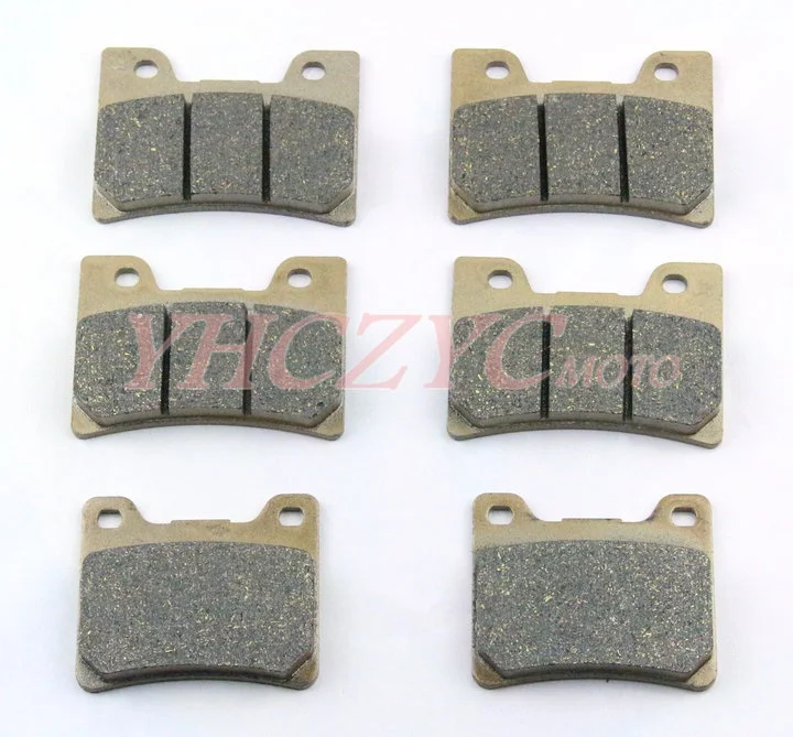 Per Yamaha V-Max 12 93-03 Fj1200 A (Abs Model) 91-95 Fzr1000 89-90 Tdm850 96-01 Moto Pastiglie Freno Anteriore E Posteriore Set