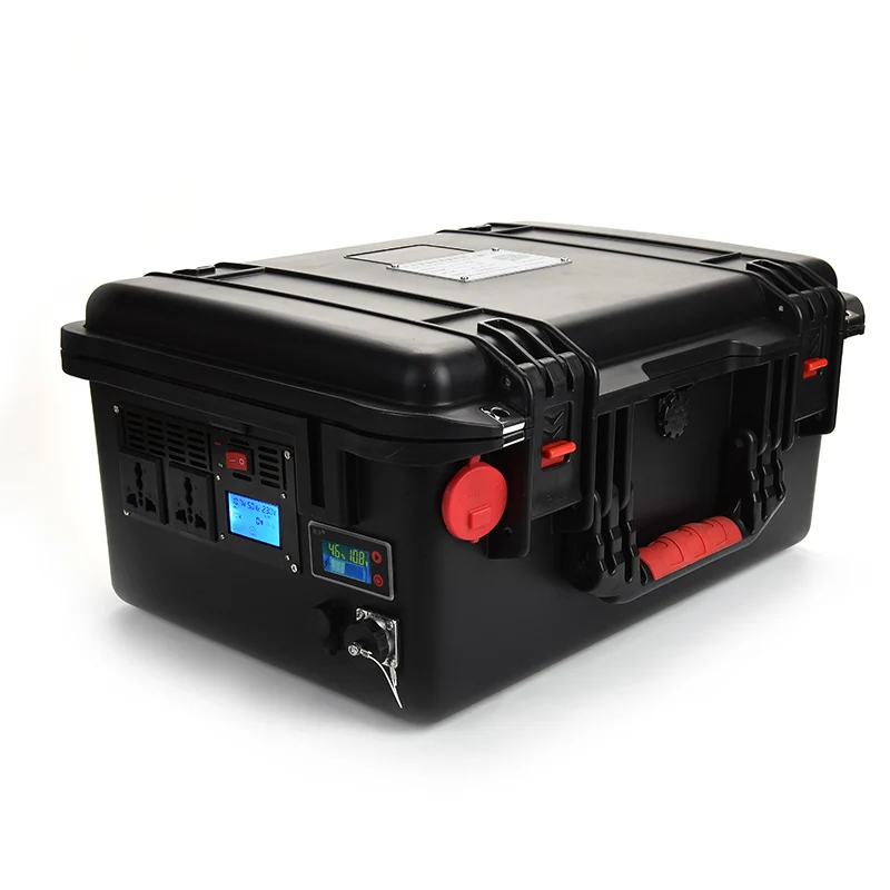 Centrale Elettrica Portatile Ac/Dc Di Grado Militare 3000 Watt 4000 Watt 5000 Watt Generatore Ad Energia Solare Con Regolatore Solare