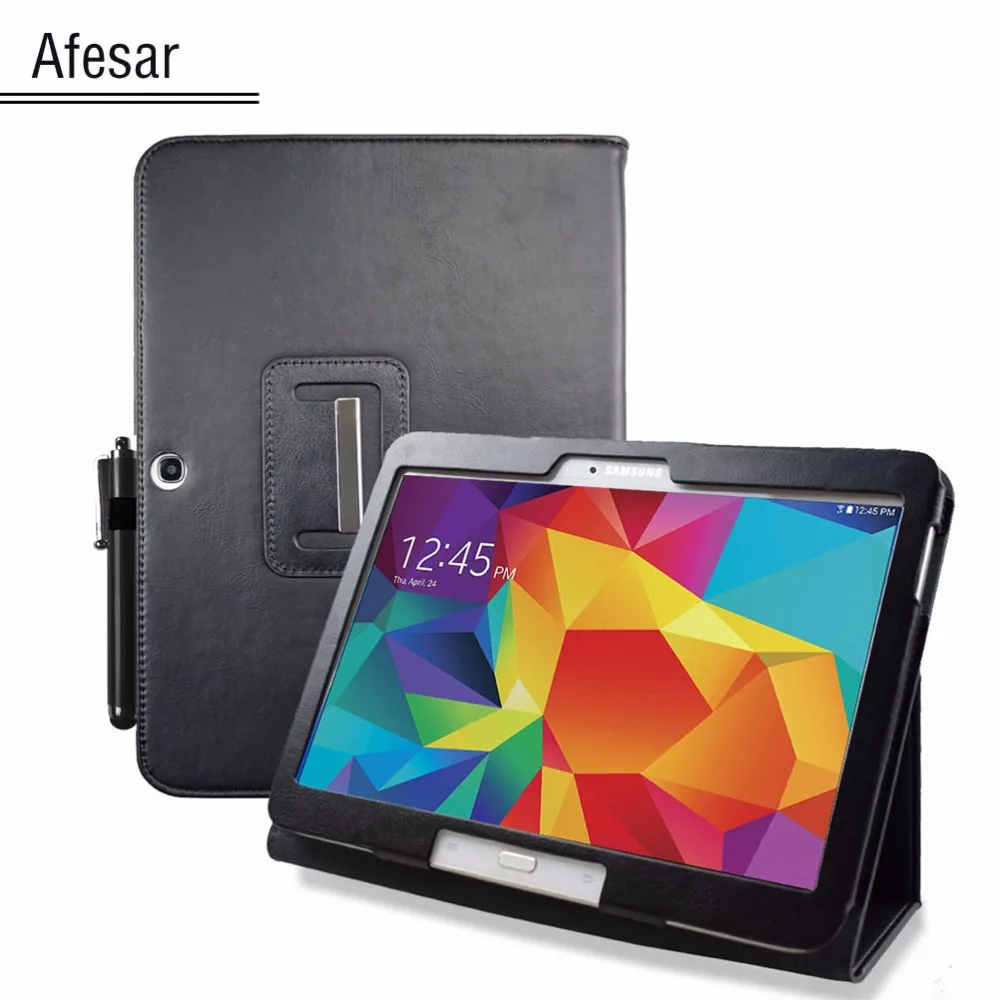 Custodia Folio Per Galaxy Tab 4 10.1 Tablet (10 Pollici Galaxy Tab 4, Sm-T530 / T531 / T535) Custodia Protettiva In Pelle Smart Cover