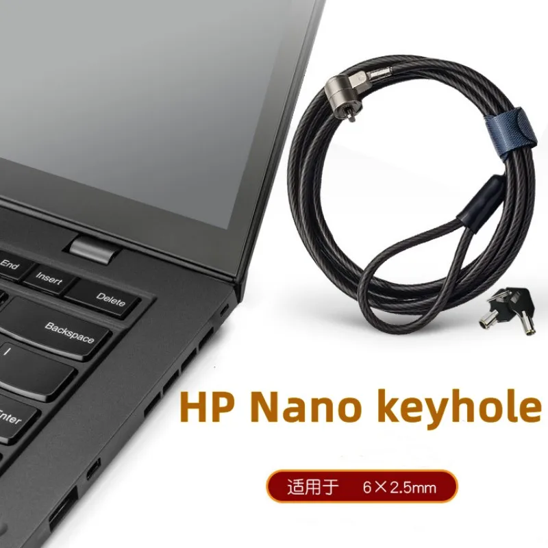 Mini Cavo Di Blocco Per Laptop Per Lenovo Asus Hp Hp Nano Hole Computer Lock 6*2.5Mm Piccolo Lucchetto Antifurto Per Notebook Di Sicurezza Con Buco De