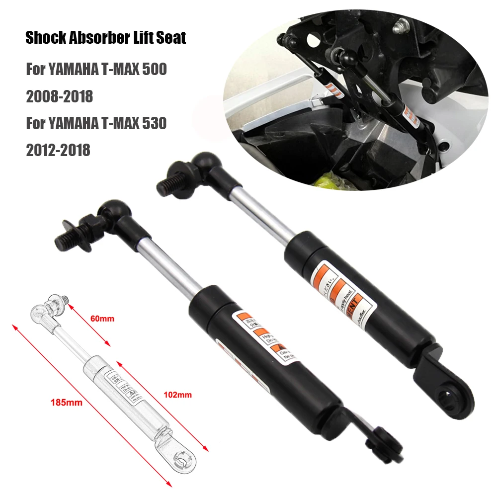 2Pcs Struts Arms Lift Seat Brackets For Yamaha T-Max 500/530 2008-2018 Shock Absorbers