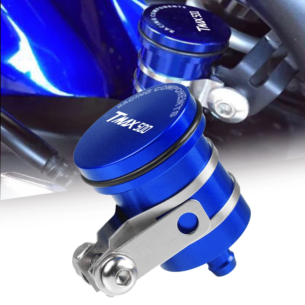 Motorcycle T-Max 500 Brake Cylinder Fluid Reservoir Rear Front Clutch Tank Oil Fluid Cup For Yamaha Tmax 500 2001-2018 2017 2016