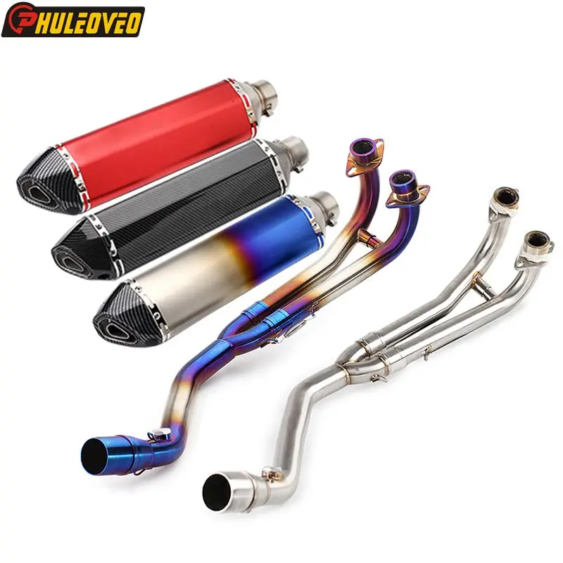 Per Yamaha Tmax 530 500 Scarico Moto Sistema Completo Silenziatore Fuga Moto Link Tubo Per Tmax 530 T-Max 500 2008-2016