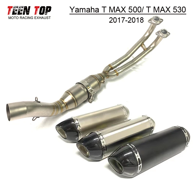 Per Yamaha Tmax 500 530 Sistema Di Scarico Completo 2017 2018 Scarico Moto Tmax 500 Tmax 530 Collettore Di Scarico