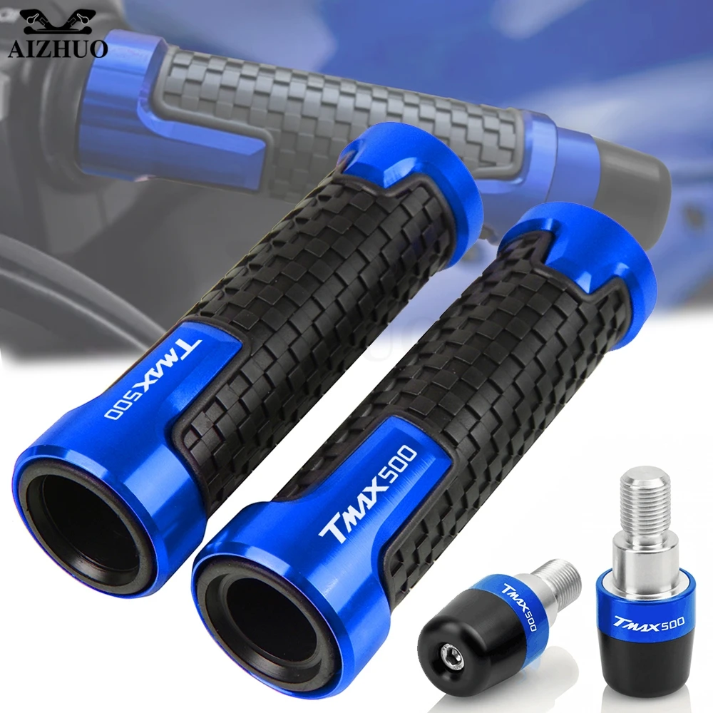 T-Max 500 Moto 7/8 "22Mm Manubrio Manopole Manubrio Tappo Terminale Per Yamaha Tmax500 Tmax Tmax 2001-2018 2017 Estremità Barra