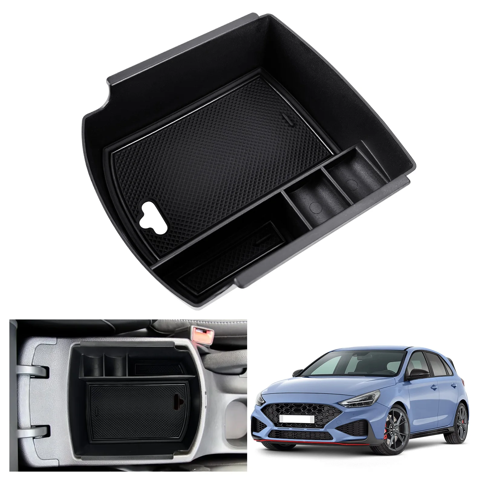 Ruiya Per Hyundai I30 2017-2023 Bracciolo Auto Box Storage Central Control Container Auto Interior Hyundai I30 Accessori 2023