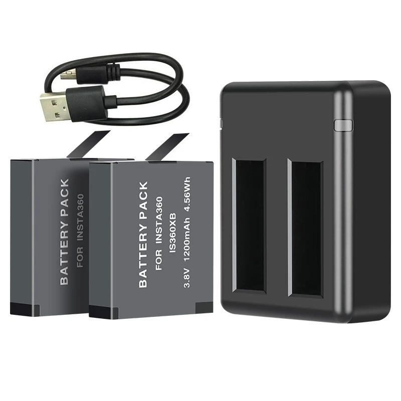 Nuovi Caricabatterie A 2 Slot/Doppio Caricabatterie Caricabatterie/Per Caricabatterie Insta 360 X Insta 360 One X Accessori Decorativi