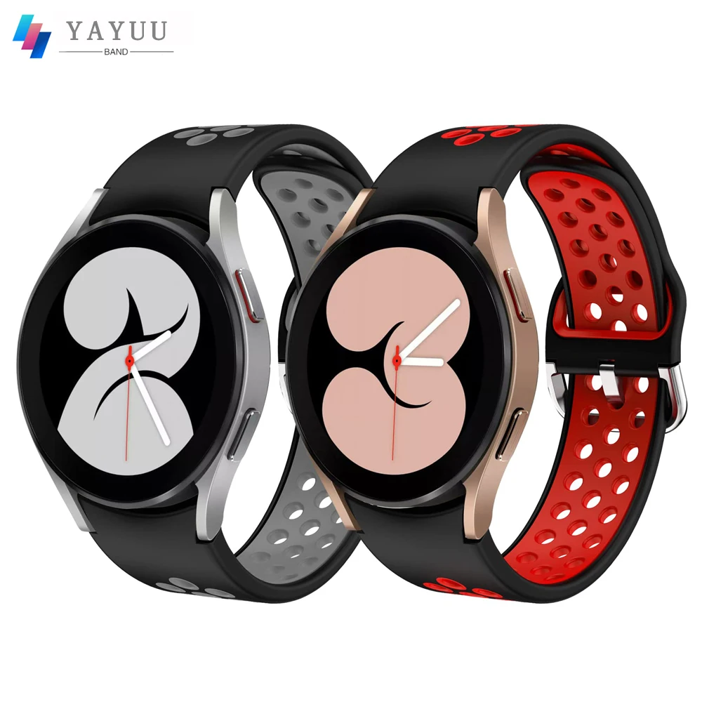 Cinturino In Silicone Per Samsung Galaxy Watch 5/Watch 5 Pro/Galaxy Watch 4 40Mm 44Mm/Galaxy Watch 4 Classic 42Mm 46Mm Bracciale Sportivo