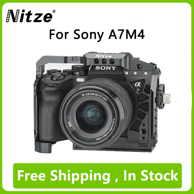 Nitze Camera Cage Per Sony A7M4 Slr Microlone Camera Kit Gabbia Estesa