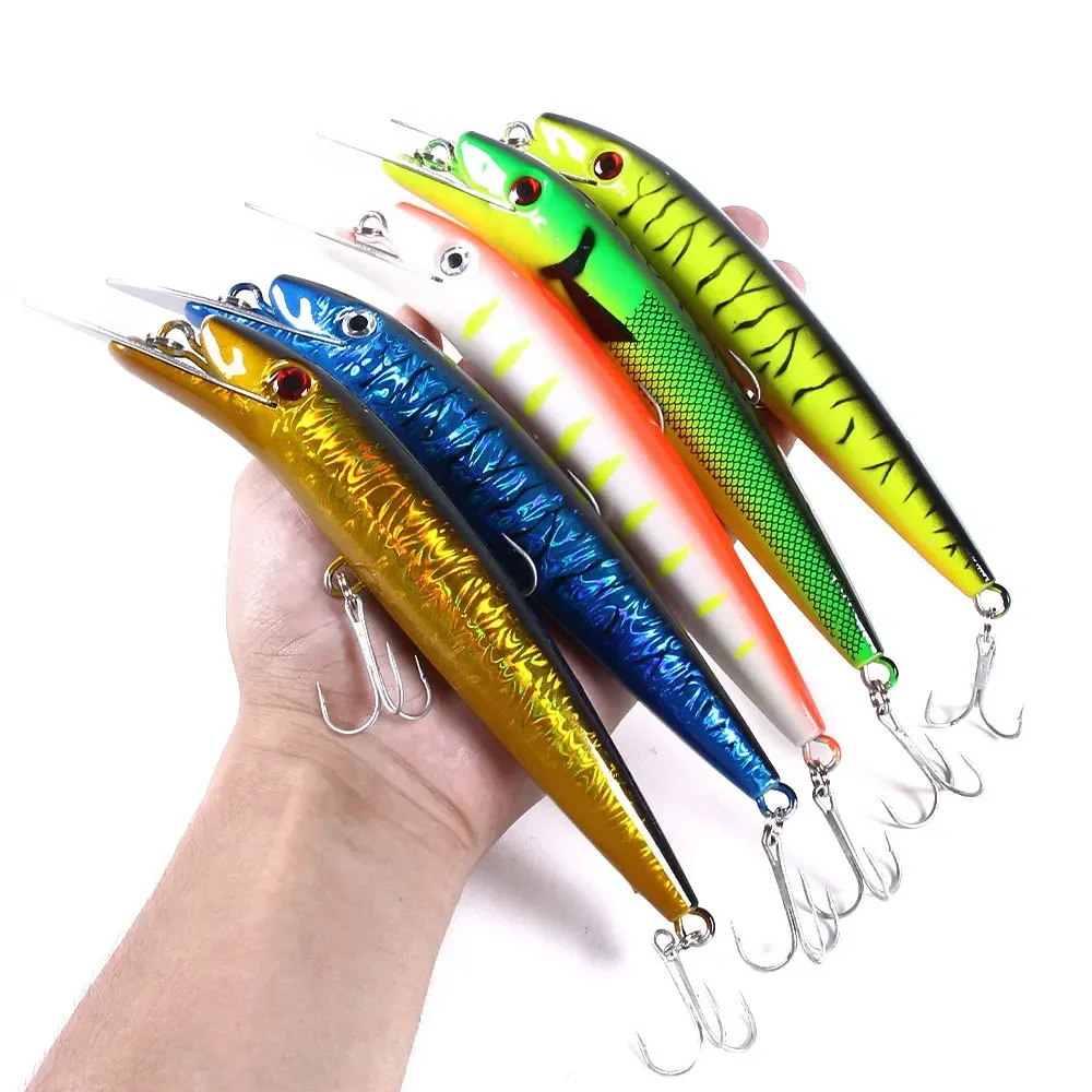 19.7Cm 45G Bass Fishing Lure Sinking Minnow Saltwater Black Bass Pike Long Casting Hard Pencil Baits Peso Al Tungsteno