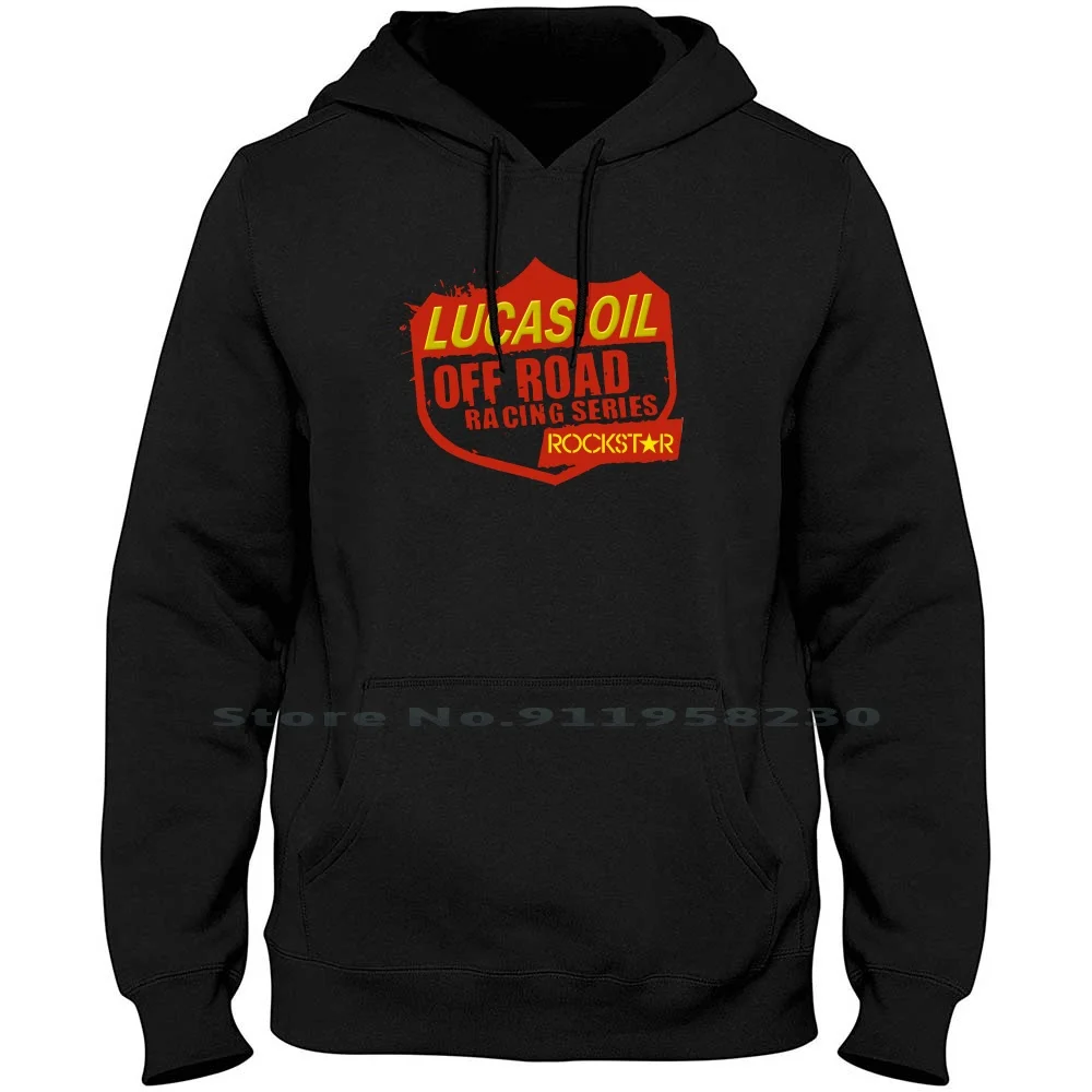 Lucas Oil Off Road Uomo Donna Felpa Con Cappuccio Pullover Maglione 6Xl Cotone Di Grandi Dimensioni Lucas Road Luca Oil Off
