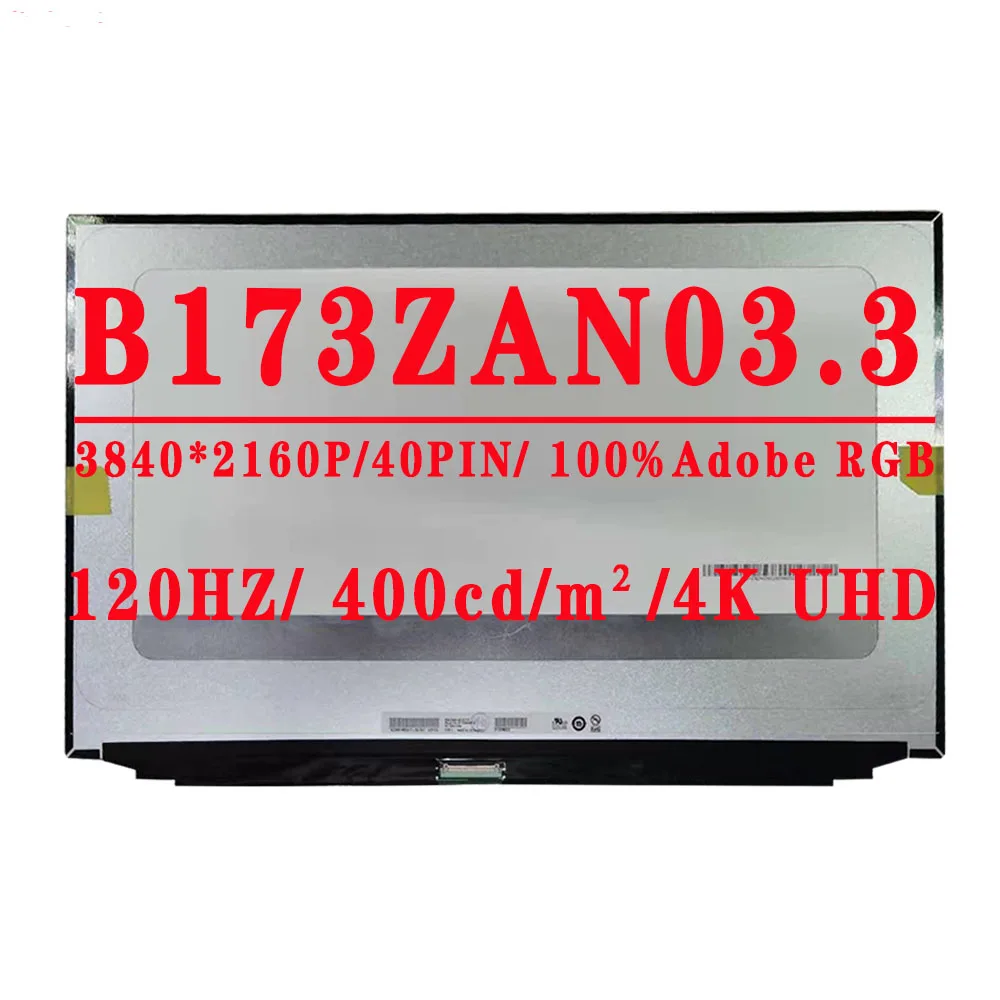 • Schermo Lcd Da 17.3 Pollici 120Hz 3840*2160 Uhd 4K Per Alienware X17 R1 Rtx 3080 Per Msi Gt76 Titan Dt 10Sgs Lcd